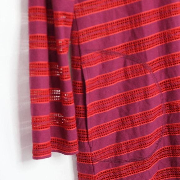 NWT Prana Alexia Beach Swim Coverup Tunic in Deep Pomegranate Size Small - Picture 4 of 12